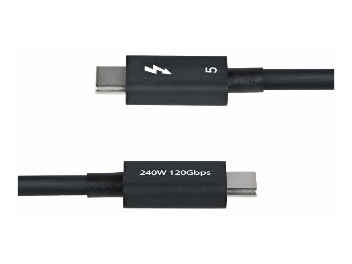 StarTech.com 3ft (1m) Thunderbolt 5 Cable, 80Gbps/120Gbps, Certified - Thunderbolt-Kabel - Thunderbolt 5 (M)