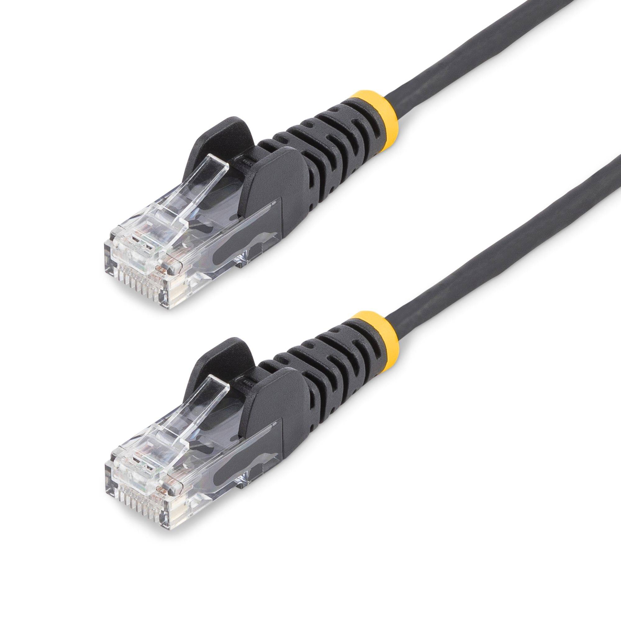 StarTech.com 5m Black Slim CAT6 Ethernet Cable, Snagless, 28AWG, LSZH - Patch-Kabel - RJ-45 (M)