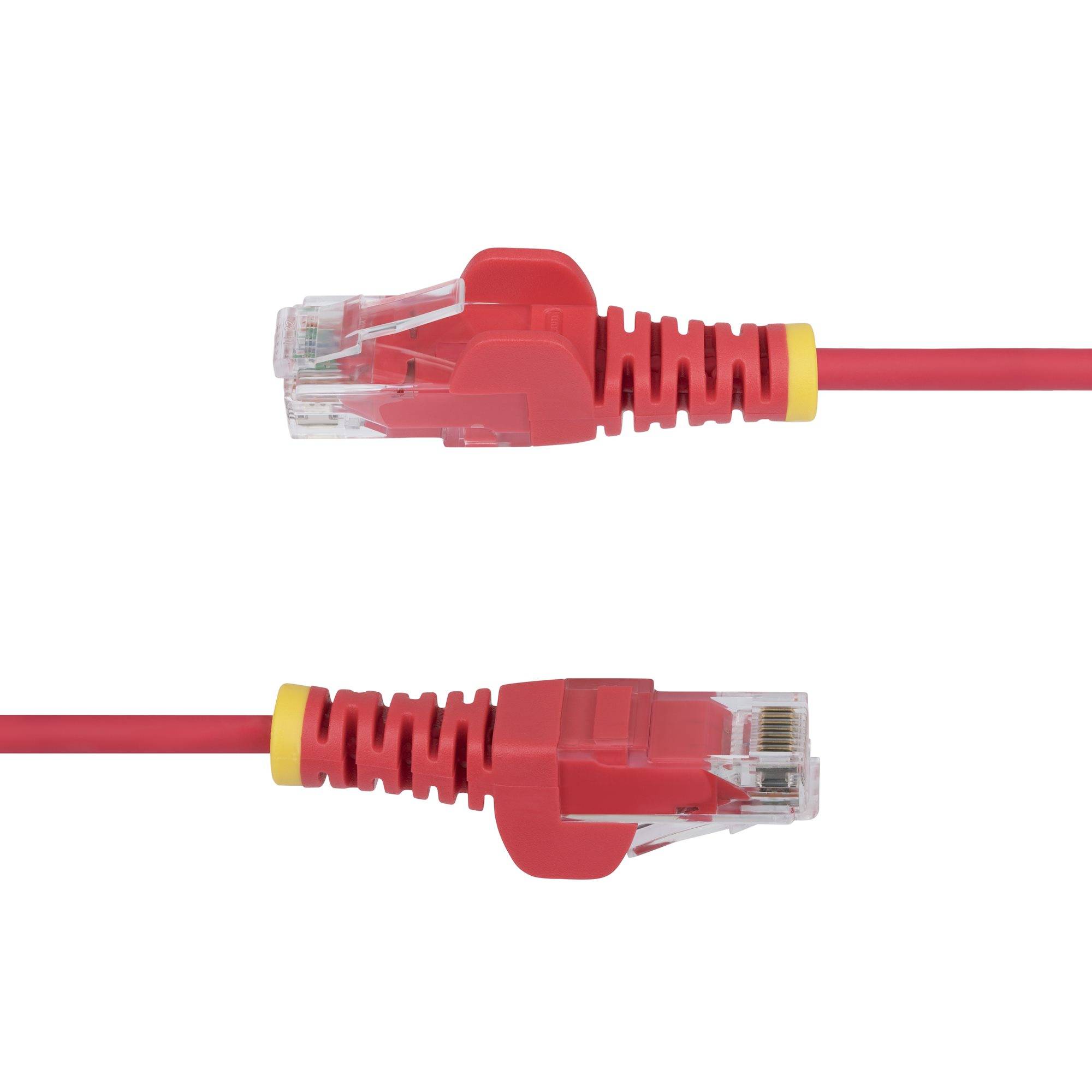 StarTech.com 7m Rotes Schlankes CAT6-Ethernet-Kabel, Snagless, 100W PoE, UTP, LSZH, 28AWG Reines Kupfer, Dünne RJ45 Patchkabel/Netzwerkkabel mit