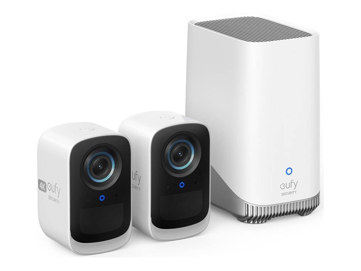 Anker Innovations Eufy eufyCam S330 (eufyCam 3C) - 2 Camera Kit - Netzwerk-Überwachungskamera - Außenbereich, Innenbereich - staubgeschützt/wetterf