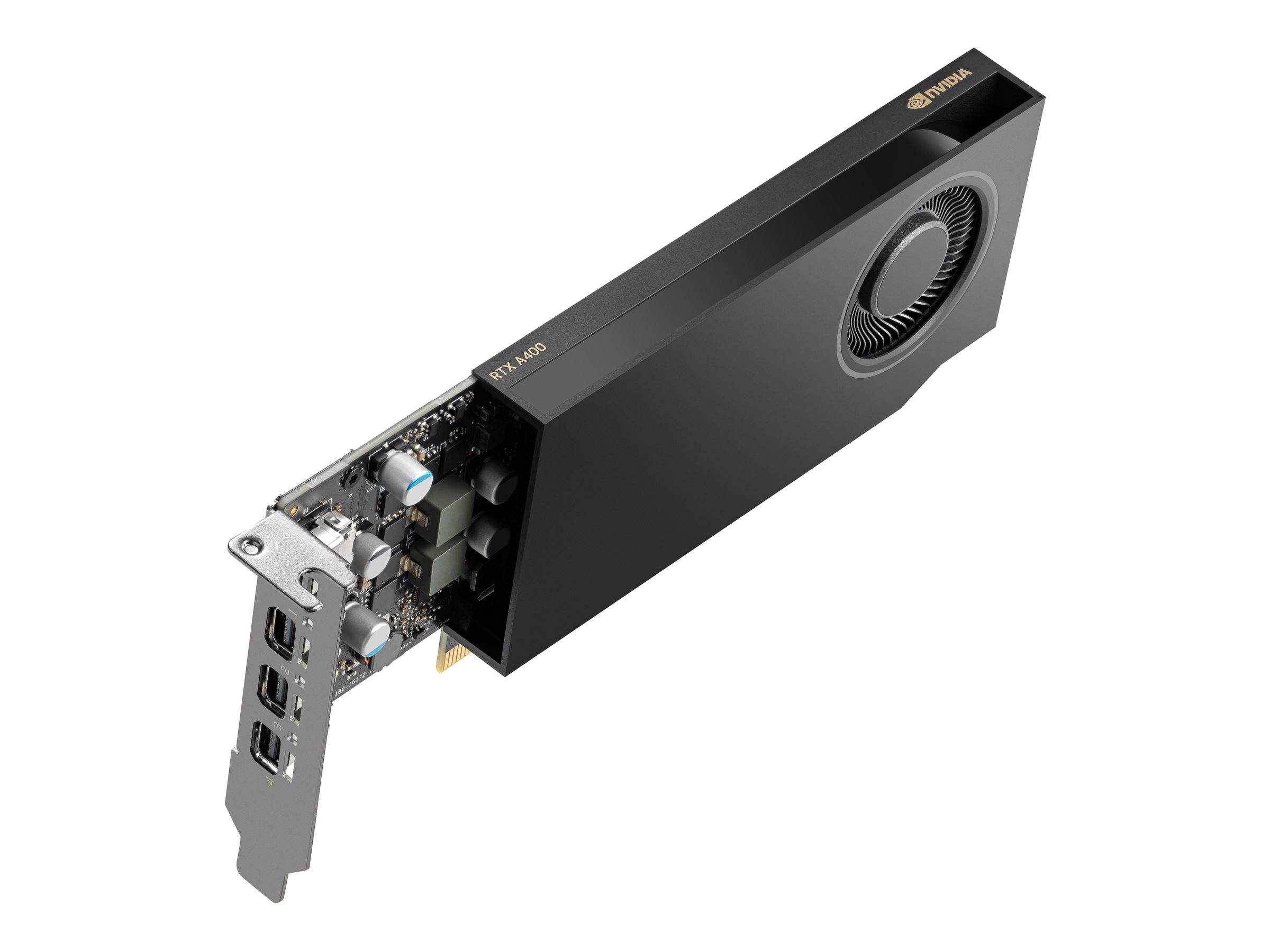 HP NVIDIA RTX A400 - Grafikkarten - RTX A400 - 4 GB4 x Mini DisplayPort