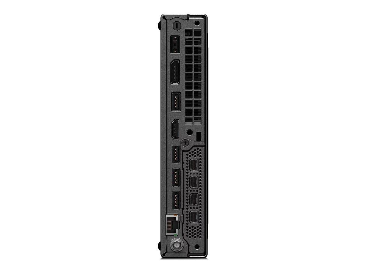 Rückansicht einer Spielkonsole mit verschiedenen Anschlüssen wie HDMI, USB, Ethernet und Stromversorgung, vertikal angeordnet.