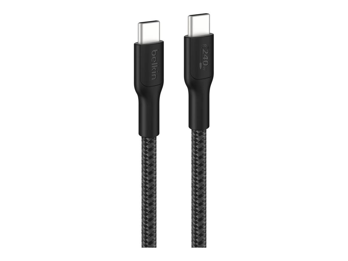 Belkin BoostCharge Pro - USB-Kabel - 24 pin USB-C (M)zu 24 pin USB-C (M) - 3 m -