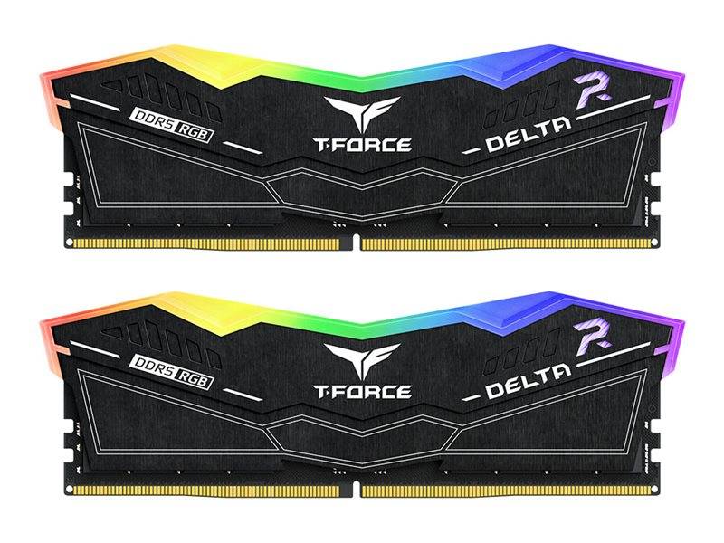 Team Group T-Force DELTA RGB - DDR5 - Kit - 32 GB: 2 x 16GB - DIMM 288-PIN -
