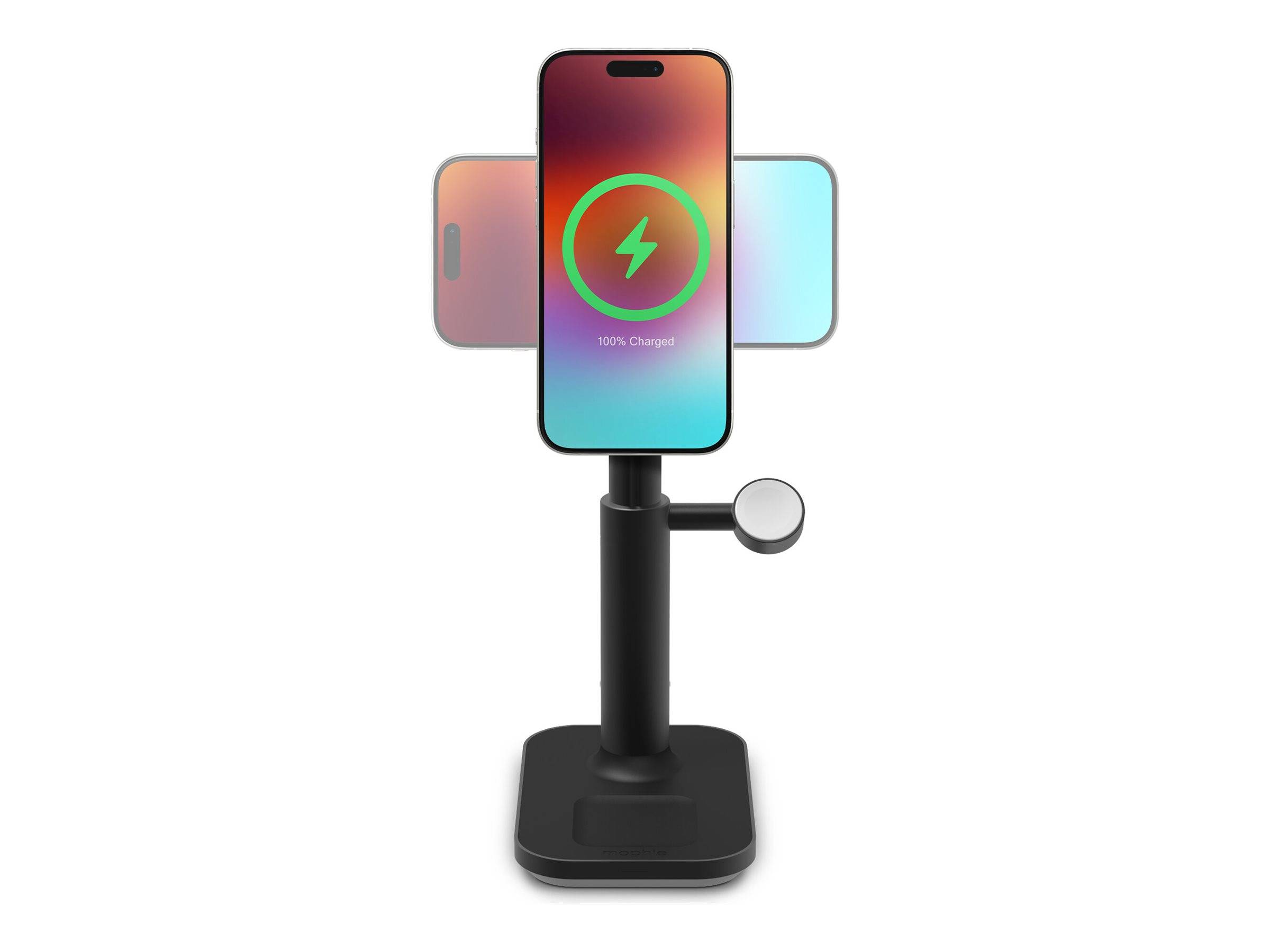 ZAGG mophie 3-in-1 - Kabelloses Ladegerät - erweiterbar, mit MagSafe +