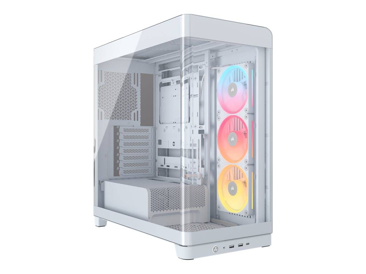 CORSAIR FRAME 4500X LX-R RGB LINK weiß | PC-GehäuseMidi-Tower für Mini-ITX,