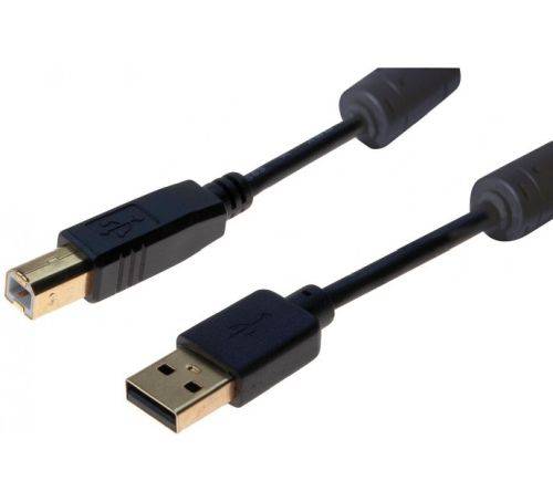 USB 2.0 High Speed Kabel, USB St. A/ USB St. B, 1,0 m