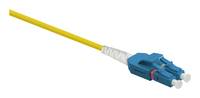 Helos LWL OS2 Patchkabel Uniboot LSZH LC/LC gelb - 0,5 m - Duplexlow-smoke -