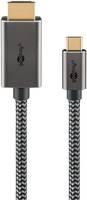 Goobay 75699 - Adapterkabel USB C> HDMI 4K 60 Hz - Kabel - Digital/Daten