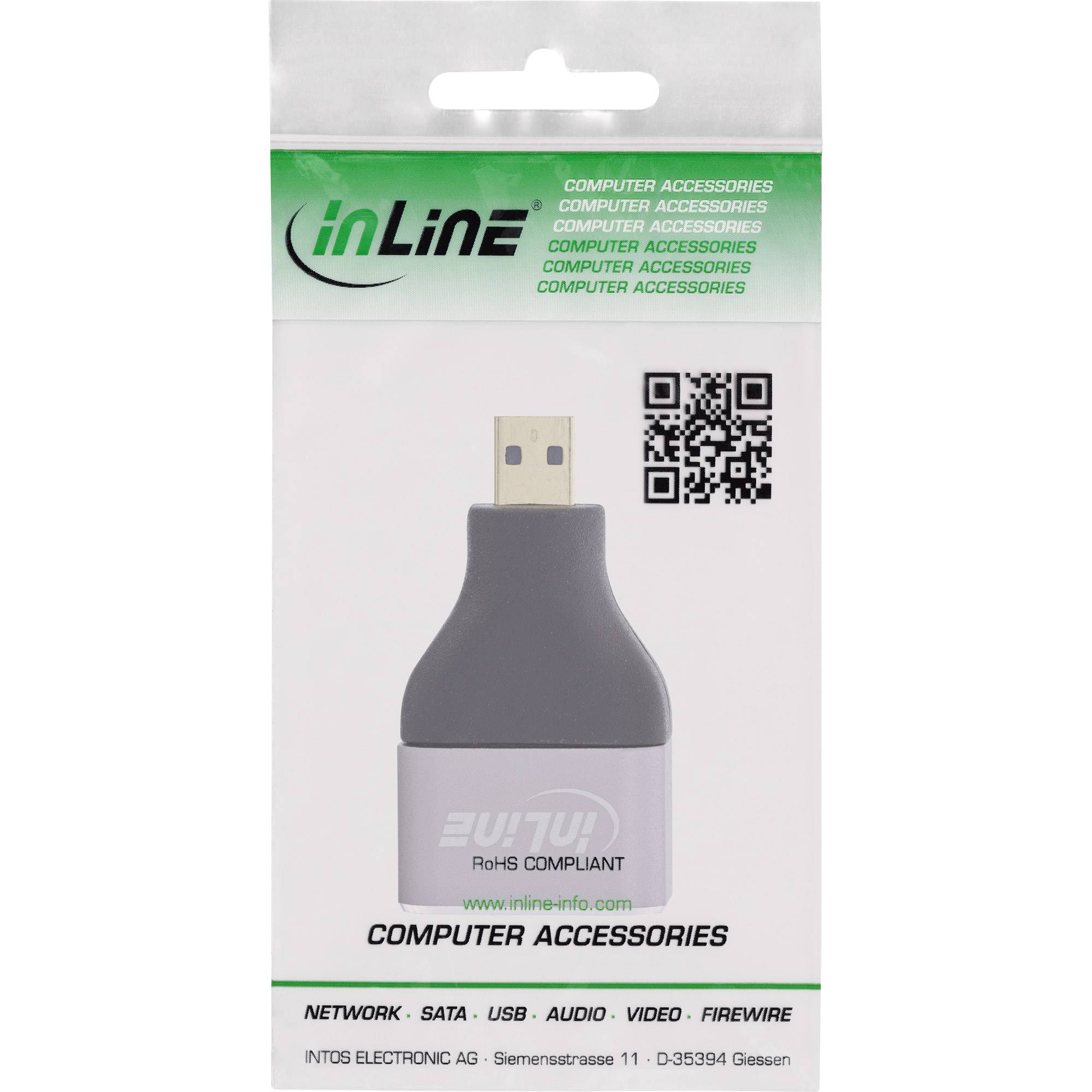 USB-Adapter in Verpackung mit der Aufschrift 
