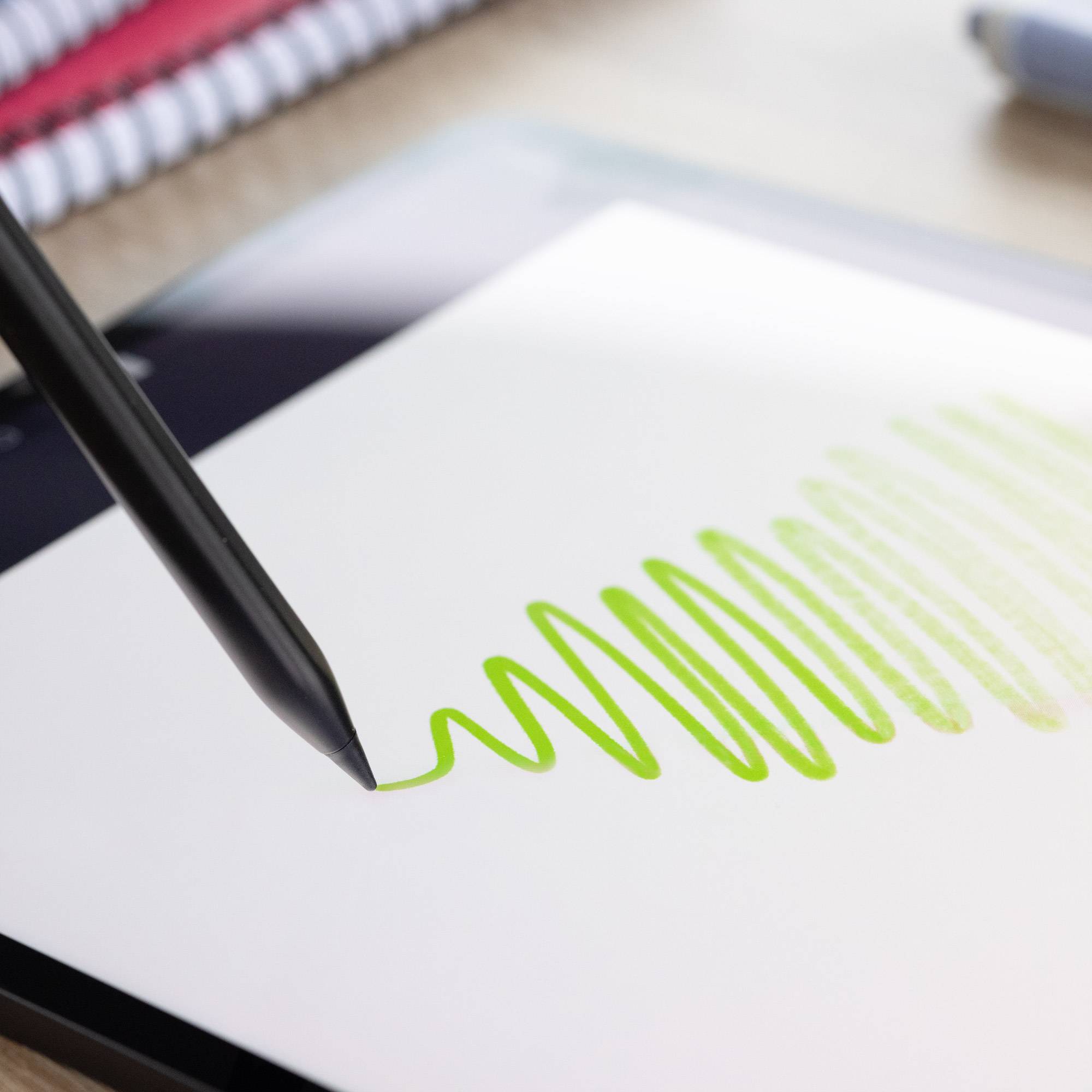 InLine Stylus - Tabletstift für Apple iPads - mit Akku - USB-C - schwarzHängebox