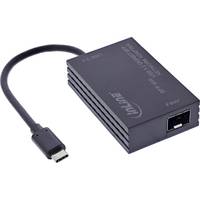 USB 3.2 LAN-Adapter mit RJ45-Ethernet-Anschluss für Netzwerkverbindungen.