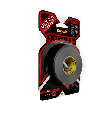 3M Extremium, Schwarz, Bündelung, Reparatur, UV-beständig, Wasserfest, Wasserdicht, 10 m, 24 mm, 6 Stück(e)