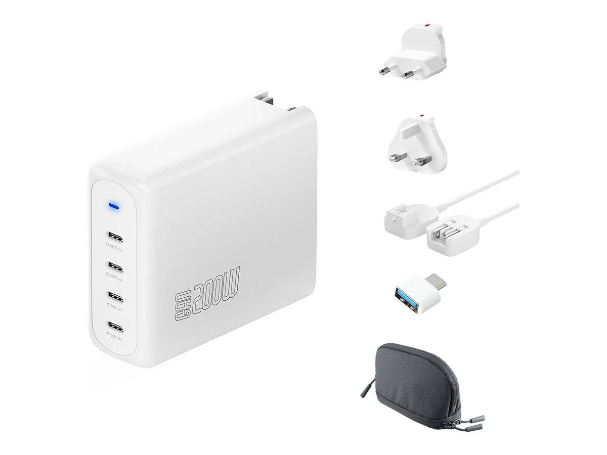4smarts Flex Pro - Travel Edition - USB-C NetzteilGaN - Wechselstrom 100-240 V -