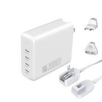4smarts Ladegerät GaN Flex Pro 200W 4 USB-C Travel