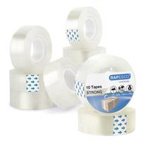 Rapesco Kleberolle transparent 10 StückRapesco 1807. Bandfarbe: Transparent -