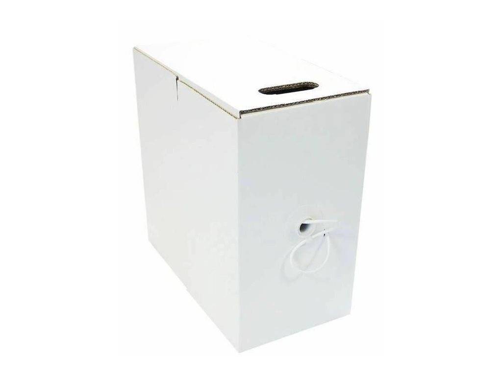 MicroConnect Bulkkabel - 305 m - 0.55 mmFTP - CAT 6 - robust - weiß