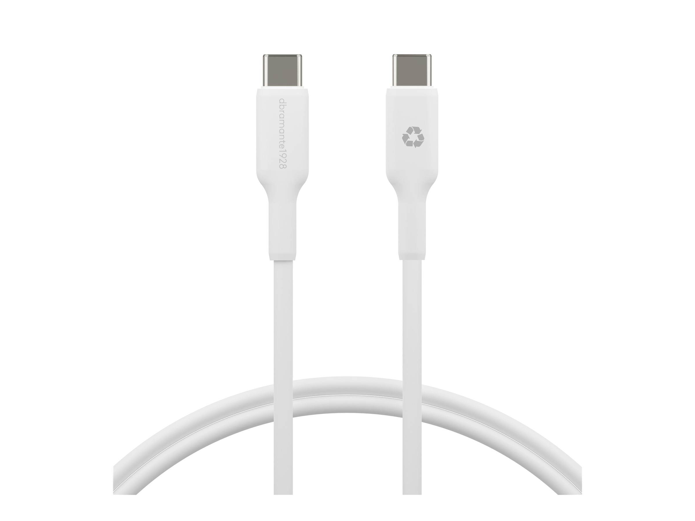 dbramante1928 re-charge - USB-Kabel - USB-C (M)zu USB-C (M) - 1 m - weiß