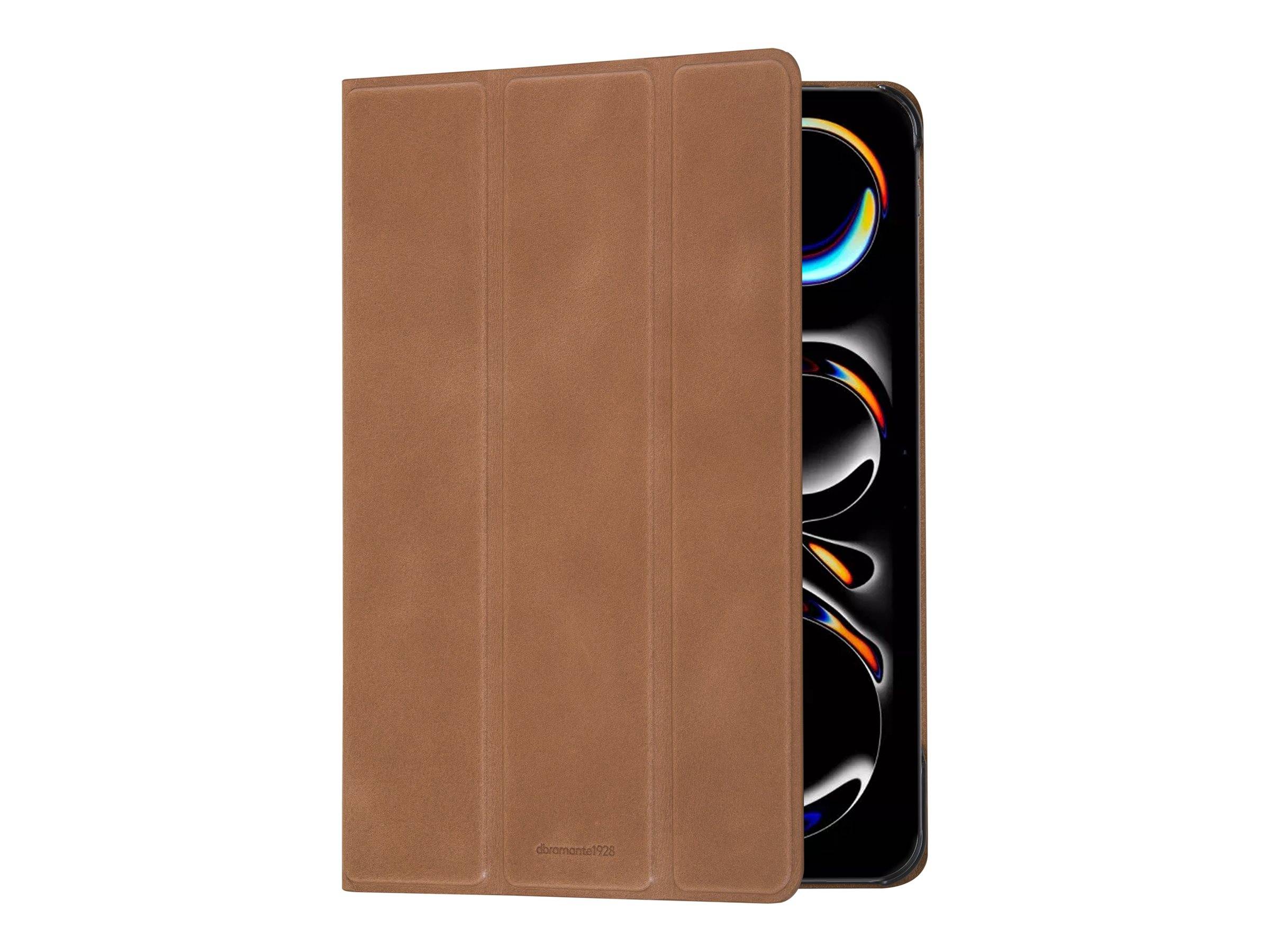 dbramante1928 Risskov - Flip-Hülle für Tablet - genarbtes Leder - Hellbraun -