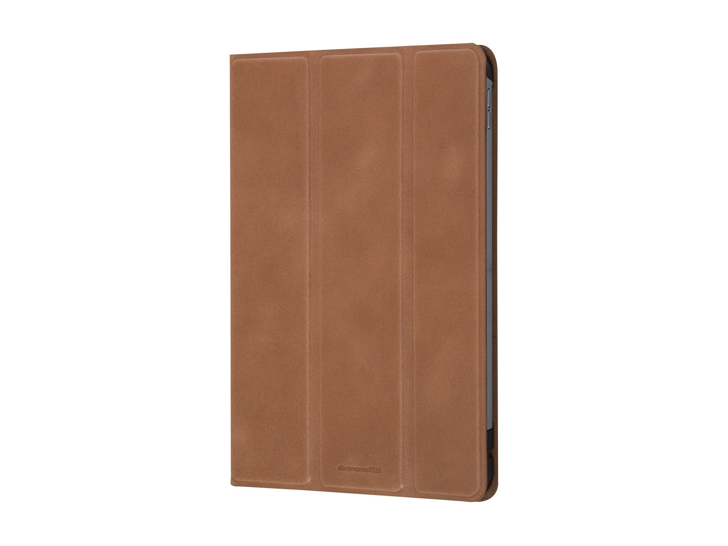 dbramante1928 Risskov - Flip-Hülle für Tablet - genarbtes Leder - Hellbraun -