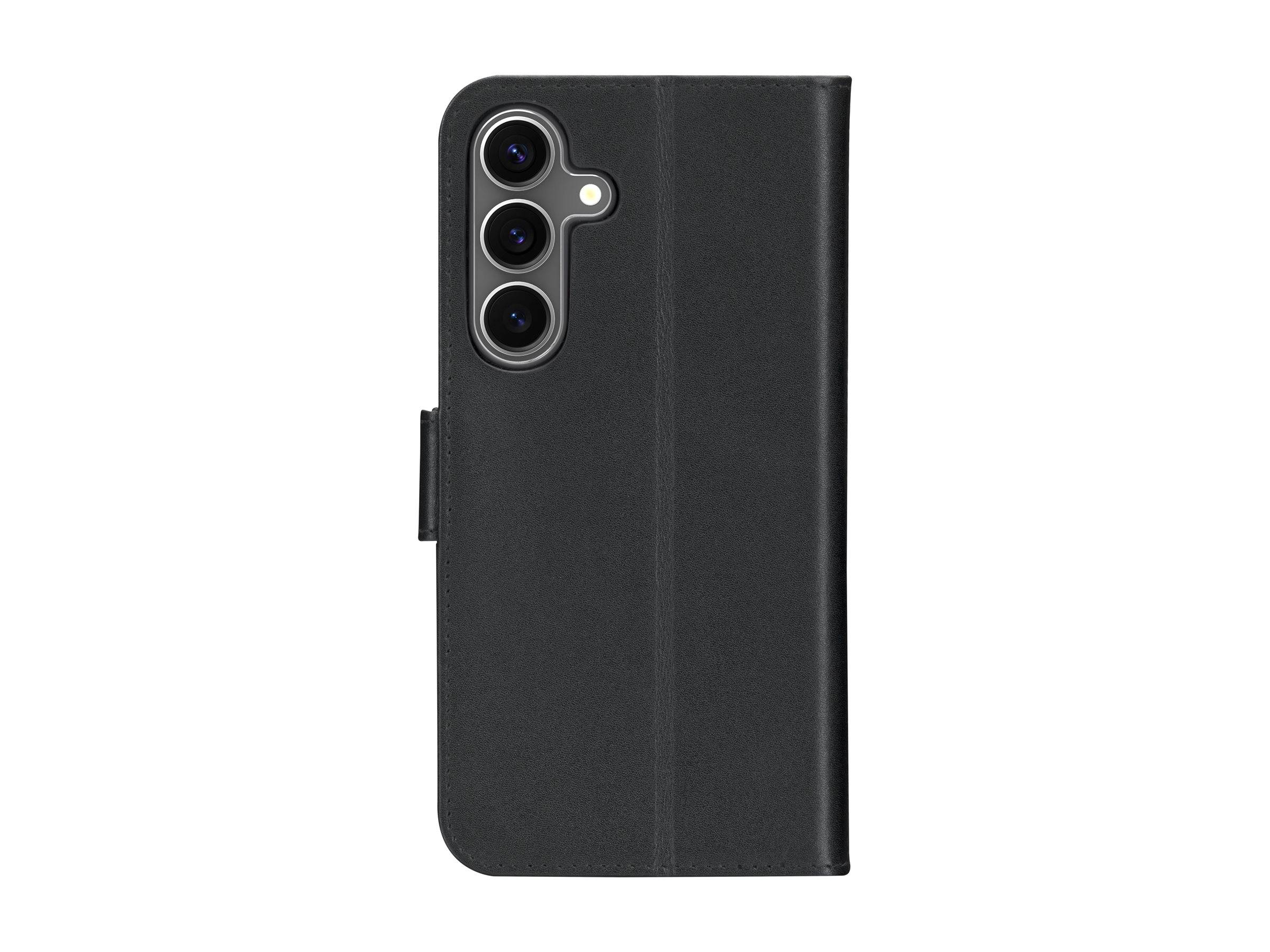 dbramante1928 Copenhagen - Flip-Hülle für Mobiltelefongenarbtes Leder - Schwarz