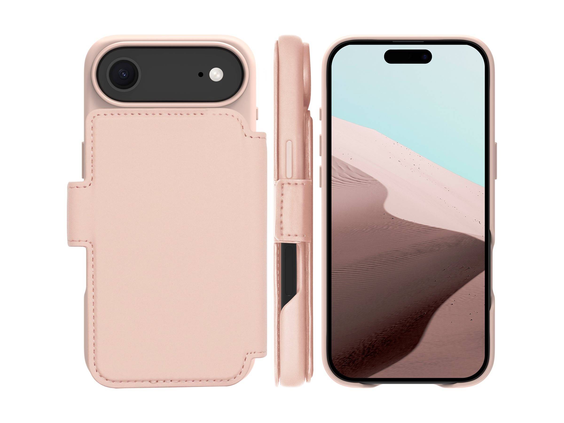 dbramante1928 Lynge - Flip-Hülle für MobiltelefonMagSafe-Kompatibilität - rosa