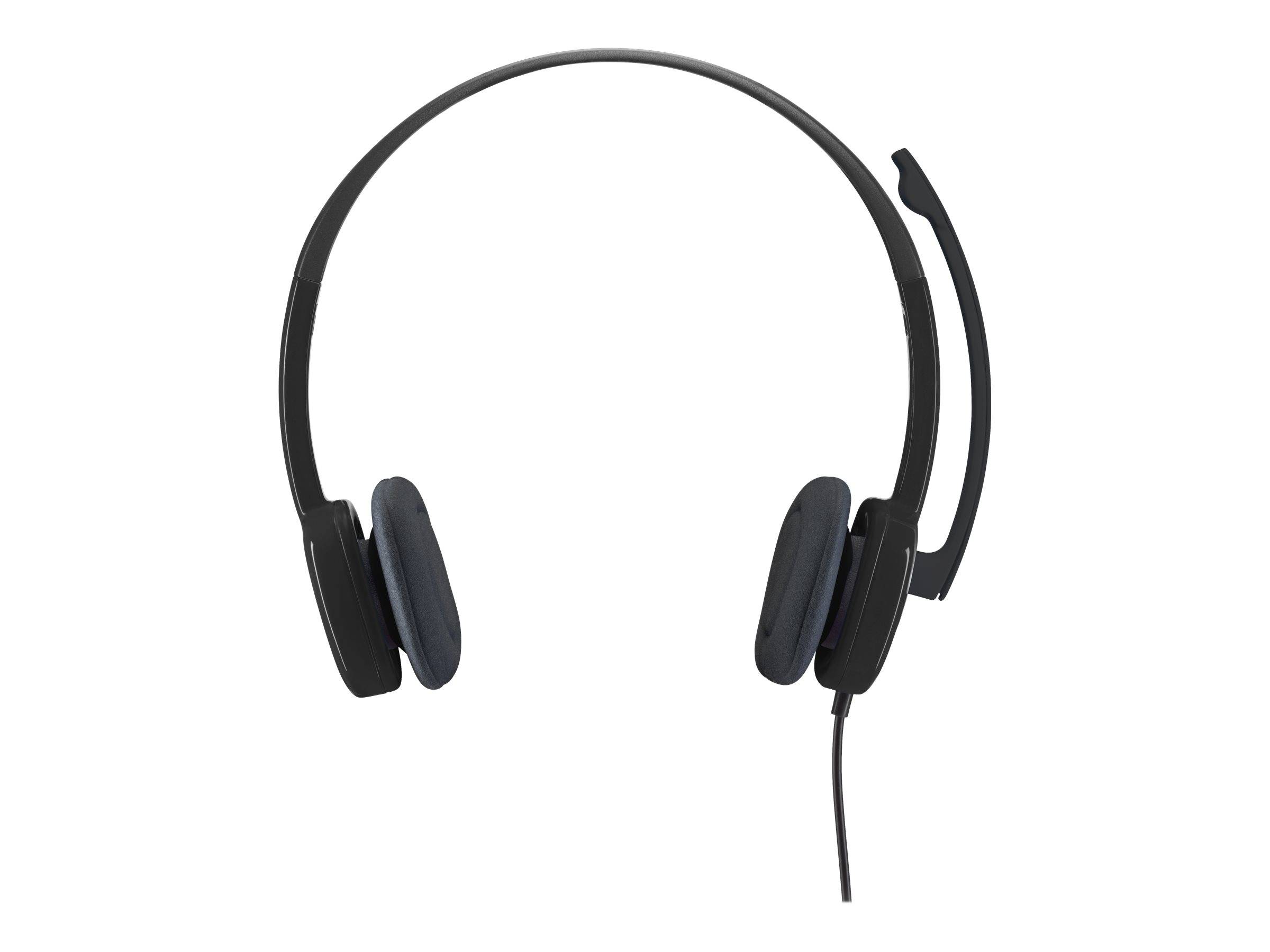 Logitech H151 Stereo Headset with Noise-CancellingMic - Headset - On-Ear -