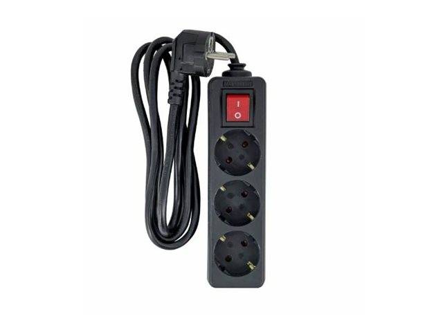 MicroConnect Steckdosenleiste - on/off switch - Eingabe, Eingang Typ F -