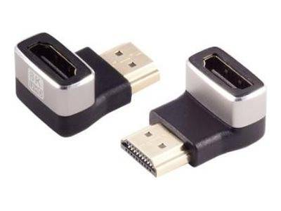 MicroConnect HDMI-Adapter - HDMI weiblich zuHDMI männlich nach unten abgewinkelt