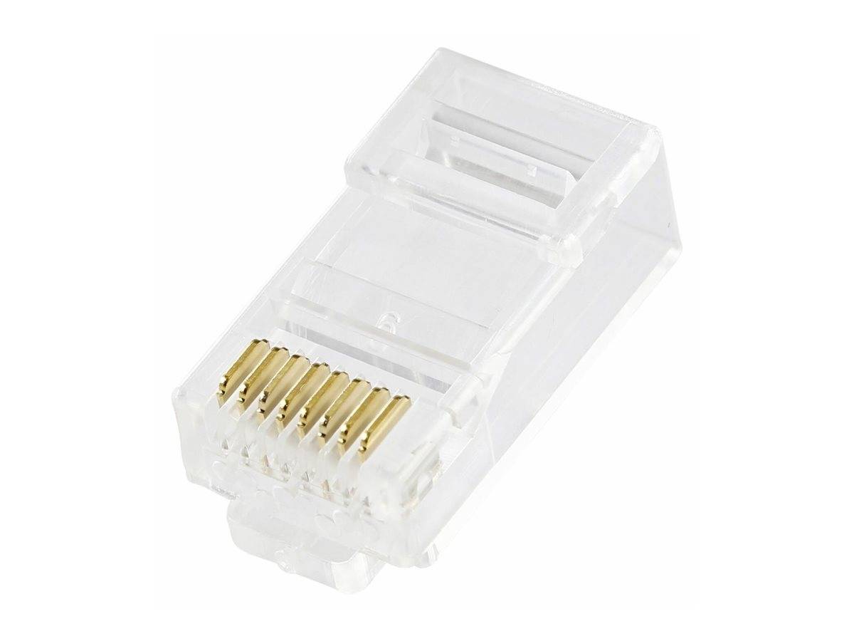 MicroConnect Netzwerkanschluss - RJ-45 (M)UTP - CAT 5e - modular - durchsichtig
