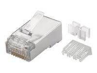 MicroConnect Netzwerkanschluss - RJ-45 (M)FTP - CAT 6a - modular - Aluminium