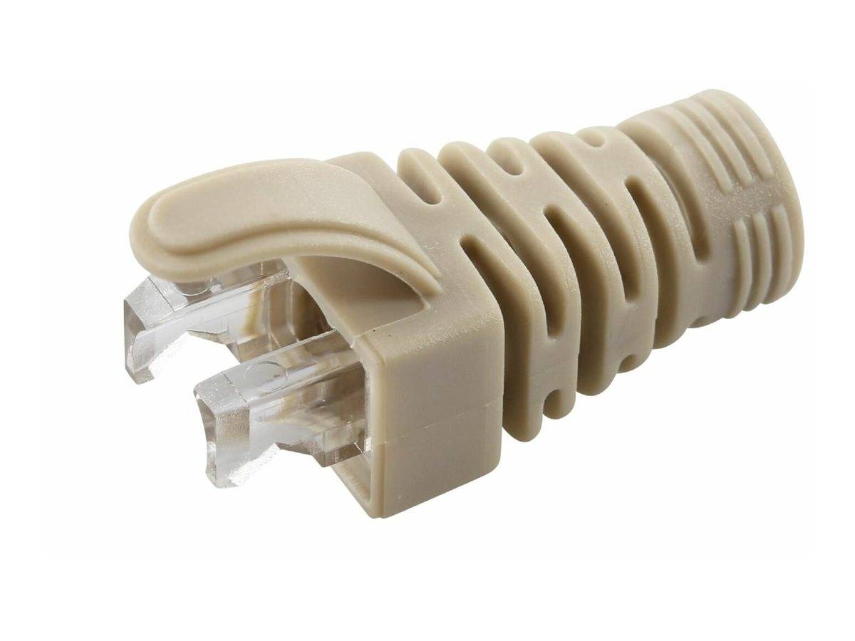MicroConnect Netzwerkkabel-Knickschutz - Grau (Packung mit 100)CAT 6a