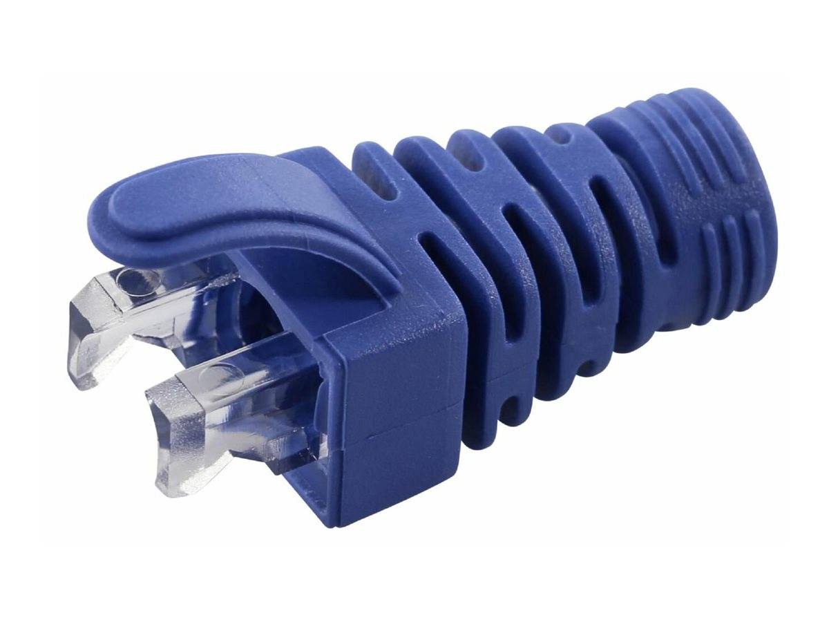 MicroConnect Netzwerkkabel-Knickschutz - Blau (Packung mit 100)CAT 5e