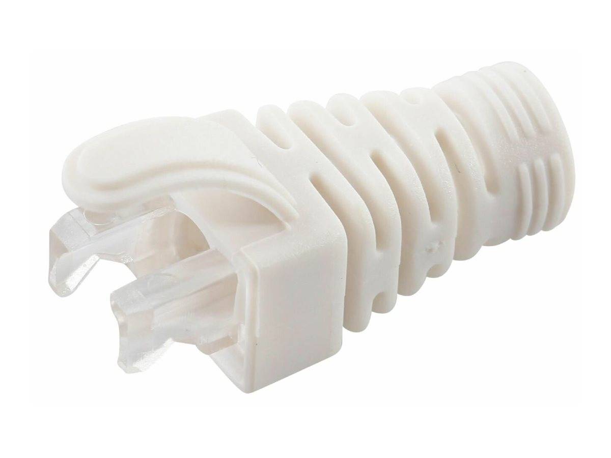 MicroConnect Netzwerkkabel-Knickschutz - weiß (Packung mit 100)CAT 6a