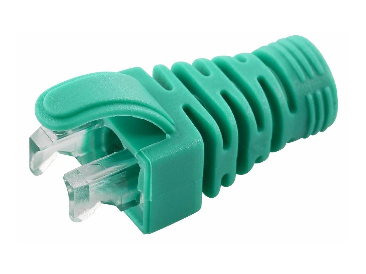 MicroConnect Netzwerkkabel-Knickschutz - grün (Packung mit 100)CAT 5e
