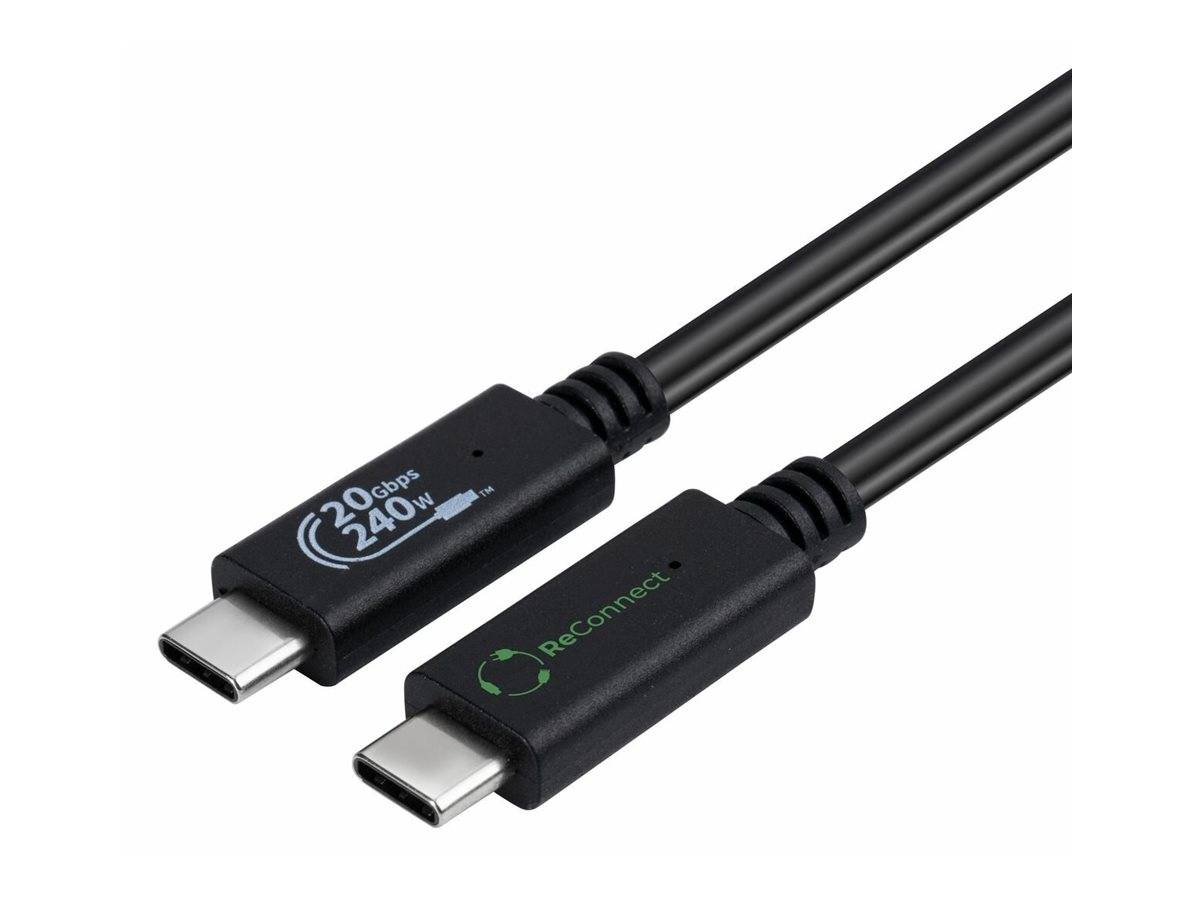 MicroConnect ReConnect - USB-Kabel - USB-C (M)zu USB-C (M) - USB 3.2 Gen 2x2 -