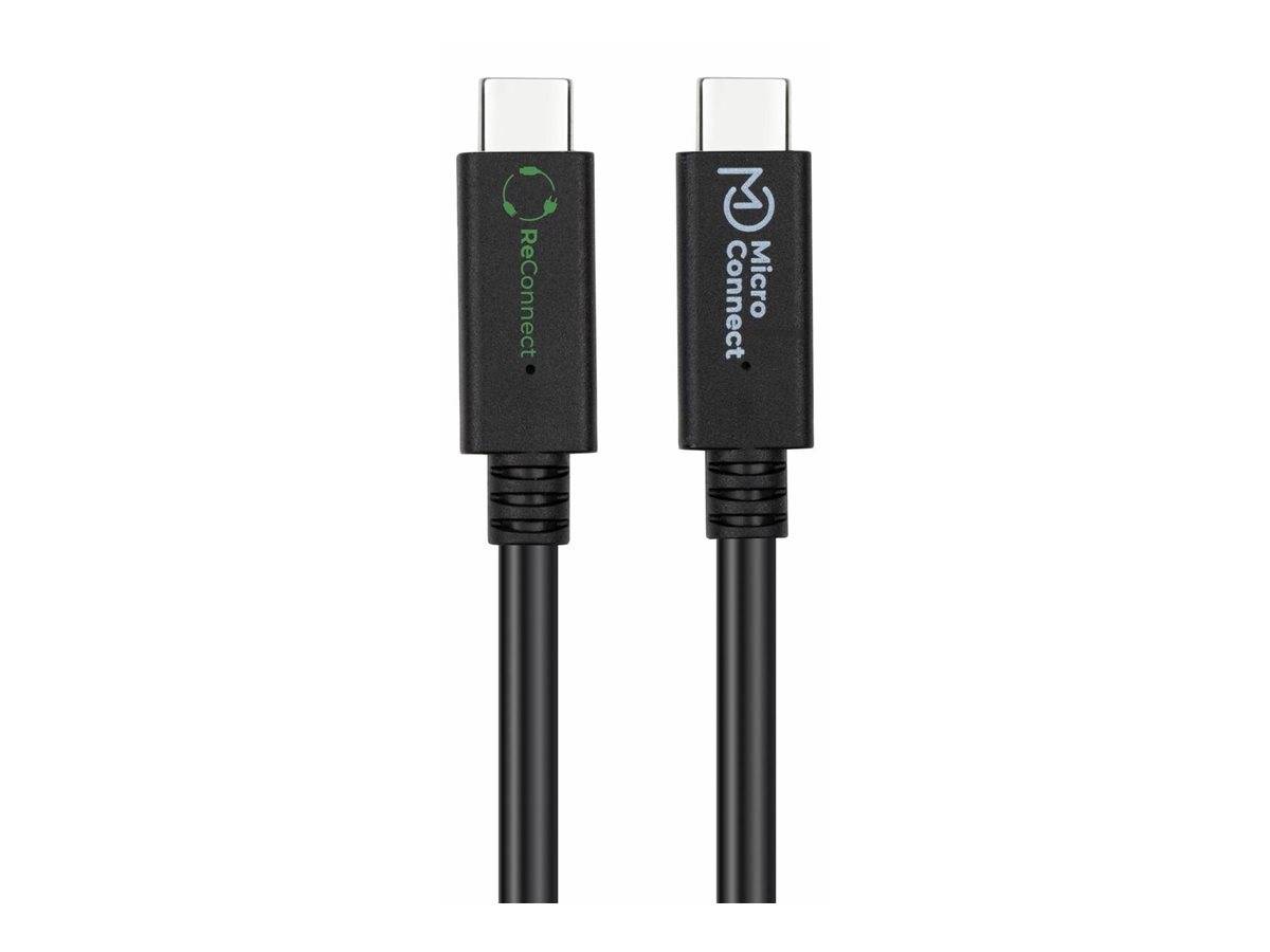 MicroConnect ReConnect - USB-Kabel - USB-C (M)zu USB-C (M) - USB 3.2 Gen 2x2 -