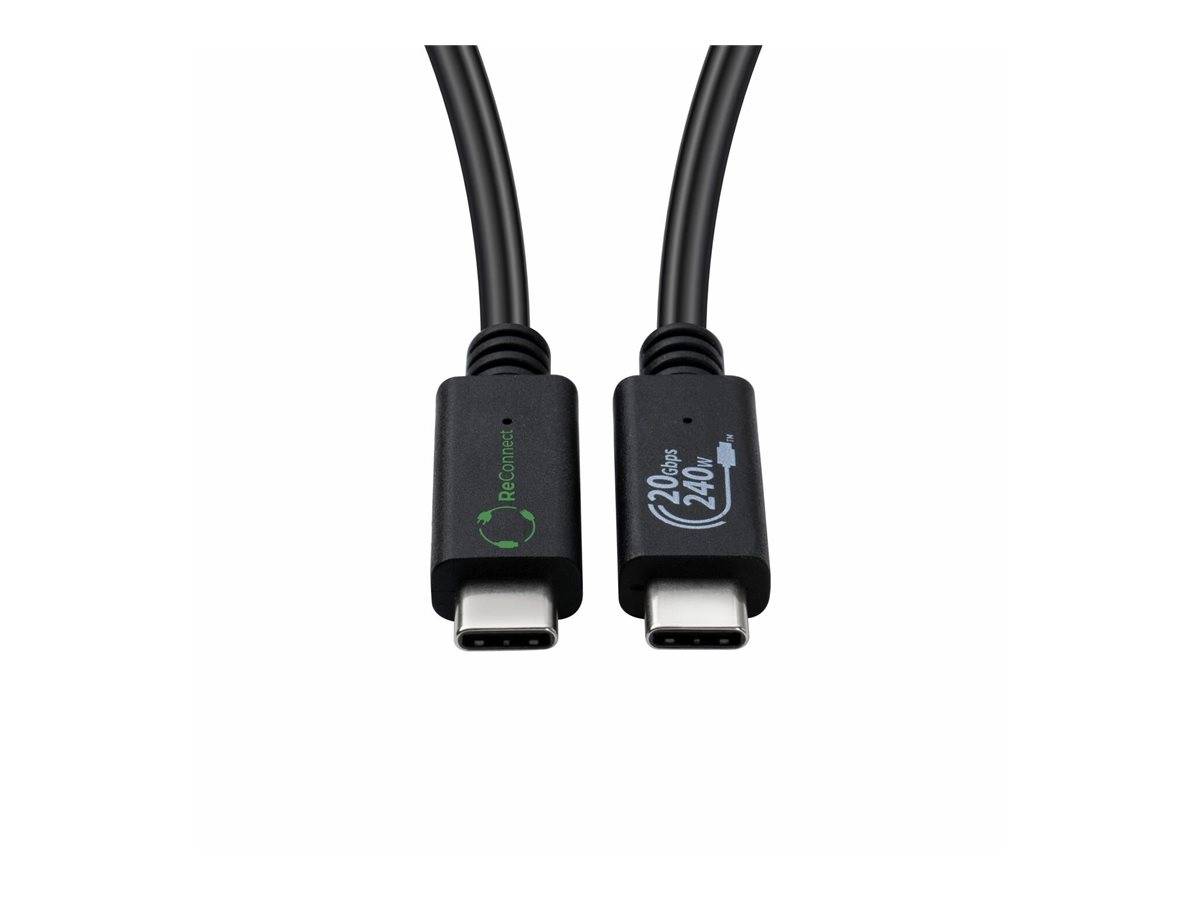 MicroConnect ReConnect - USB-Kabel - USB-C (M)zu USB-C (M) - USB 3.2 Gen 2x2 -
