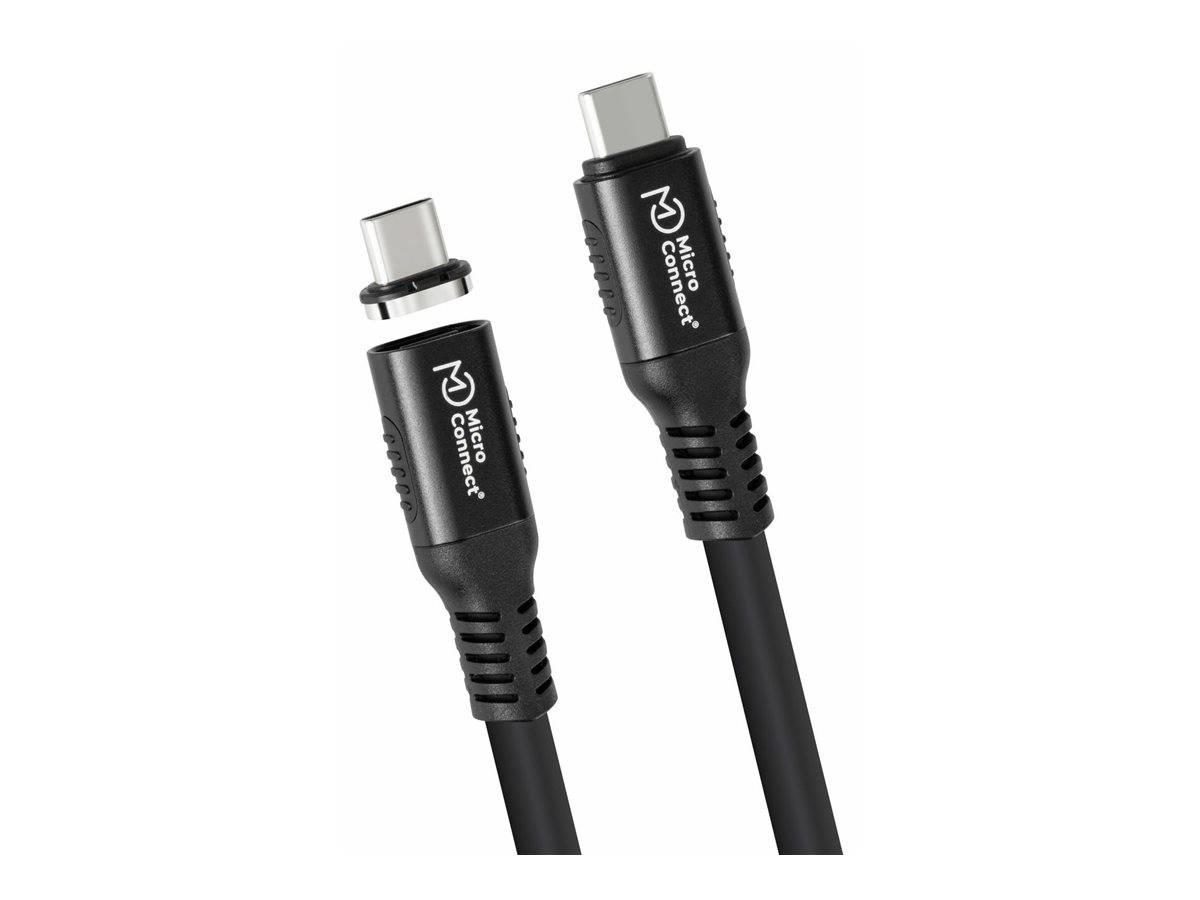 MicroConnect Premium - USB-Kabel - 24 pin USB-C (M)zu 24 pin USB-C (M) abnehmbar