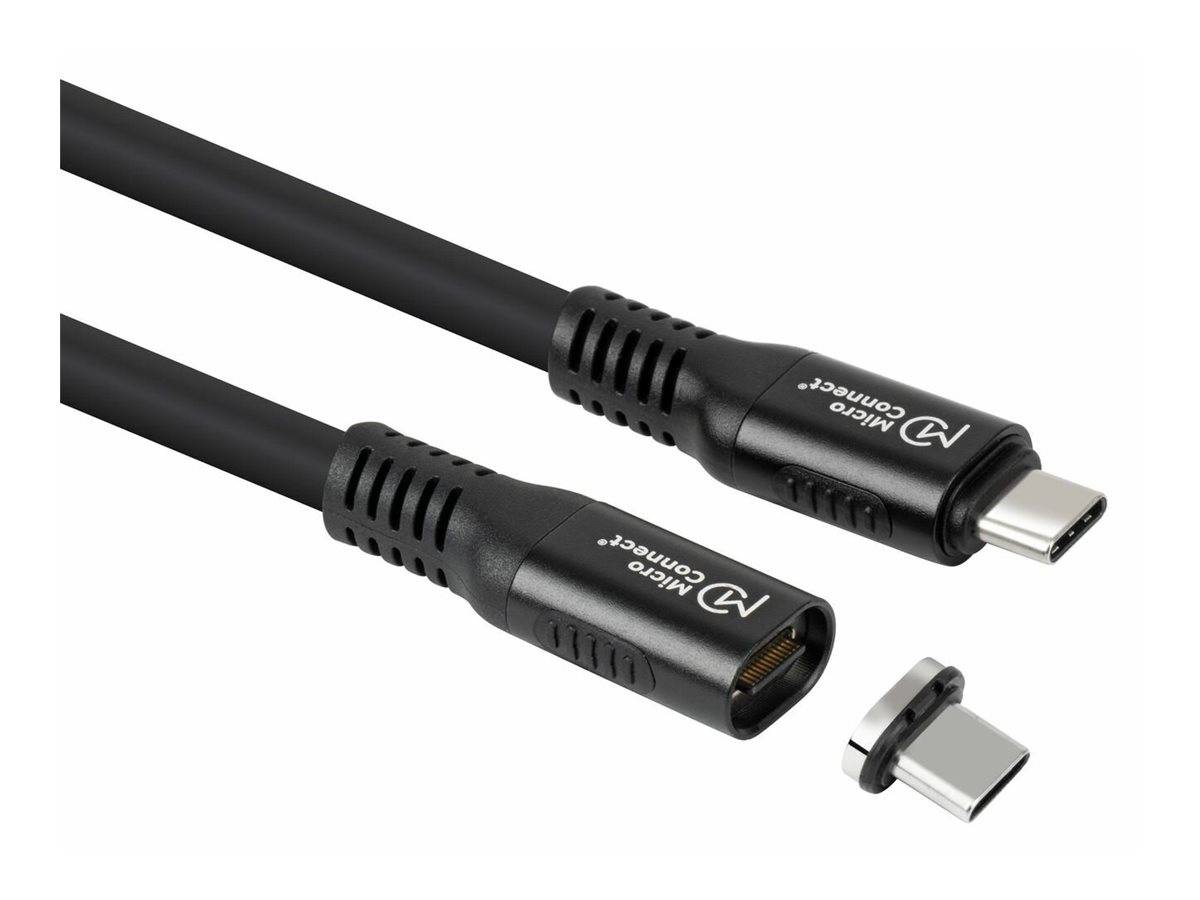 MicroConnect Premium - USB-Kabel - USB-C (M)abnehmbar und magnetisch zu USB-C