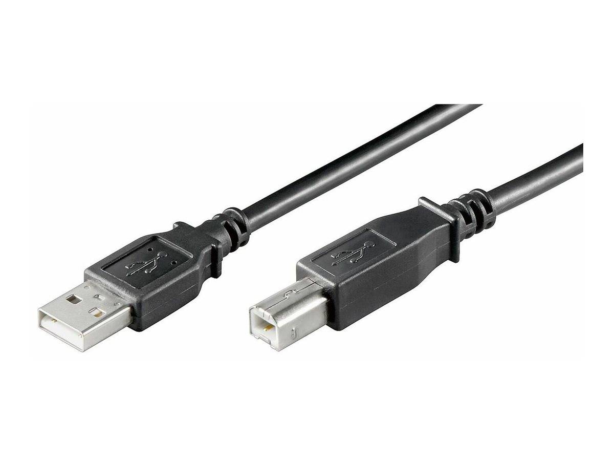 MicroConnect USB-Kabel - USB (M) zu USB Typ B (M)USB 3.1 Gen 1 - 3 m - Schwarz
