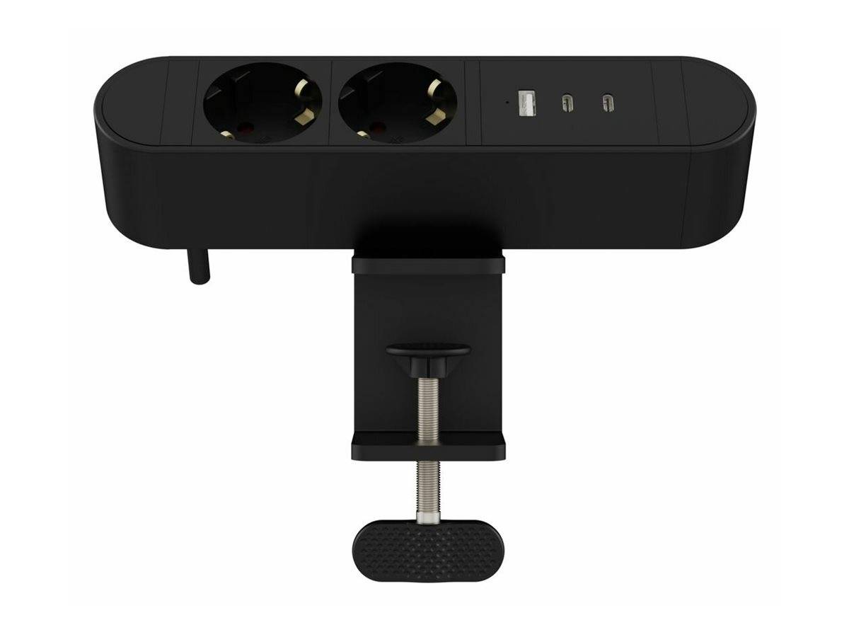 MicroConnect Steckdosenleiste (Klemmbefestigung) - 5 / 9 / 12 V - 30 Watt -