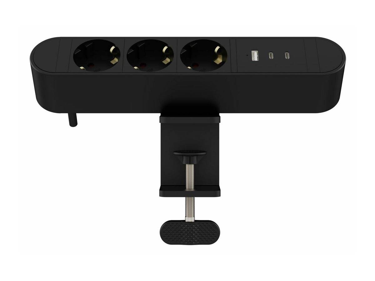 MicroConnect Steckdosenleiste (Klemmbefestigung) - 5 / 9 / 12 V - 30 Watt -