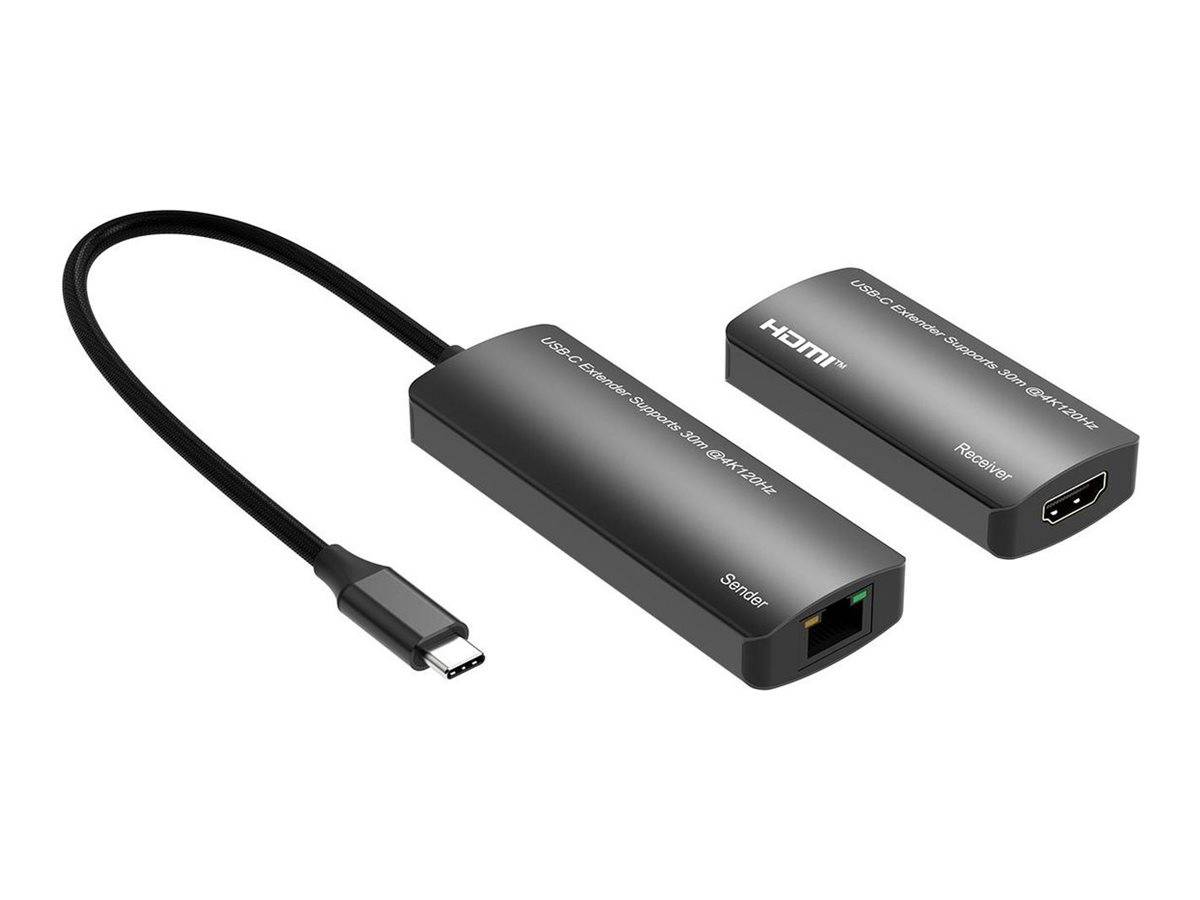 MicroConnect Video Extender - HDMI, USB-Cüber CAT 6 - bis zu 30 m