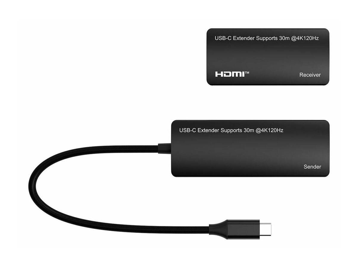 MicroConnect Video Extender - HDMI, USB-Cüber CAT 6 - bis zu 30 m