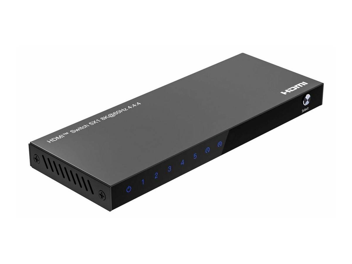 MicroConnect Video-/Audio-Splitter - 8K60HzHDCP 2.3 - with remote control - 5 x