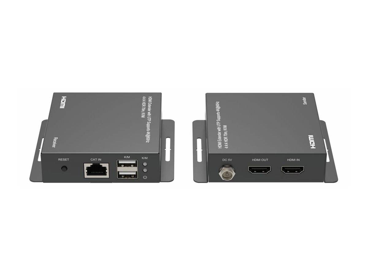 MicroConnect KVM-/Audio-Extender - HDMI - USBbis zu 70 m