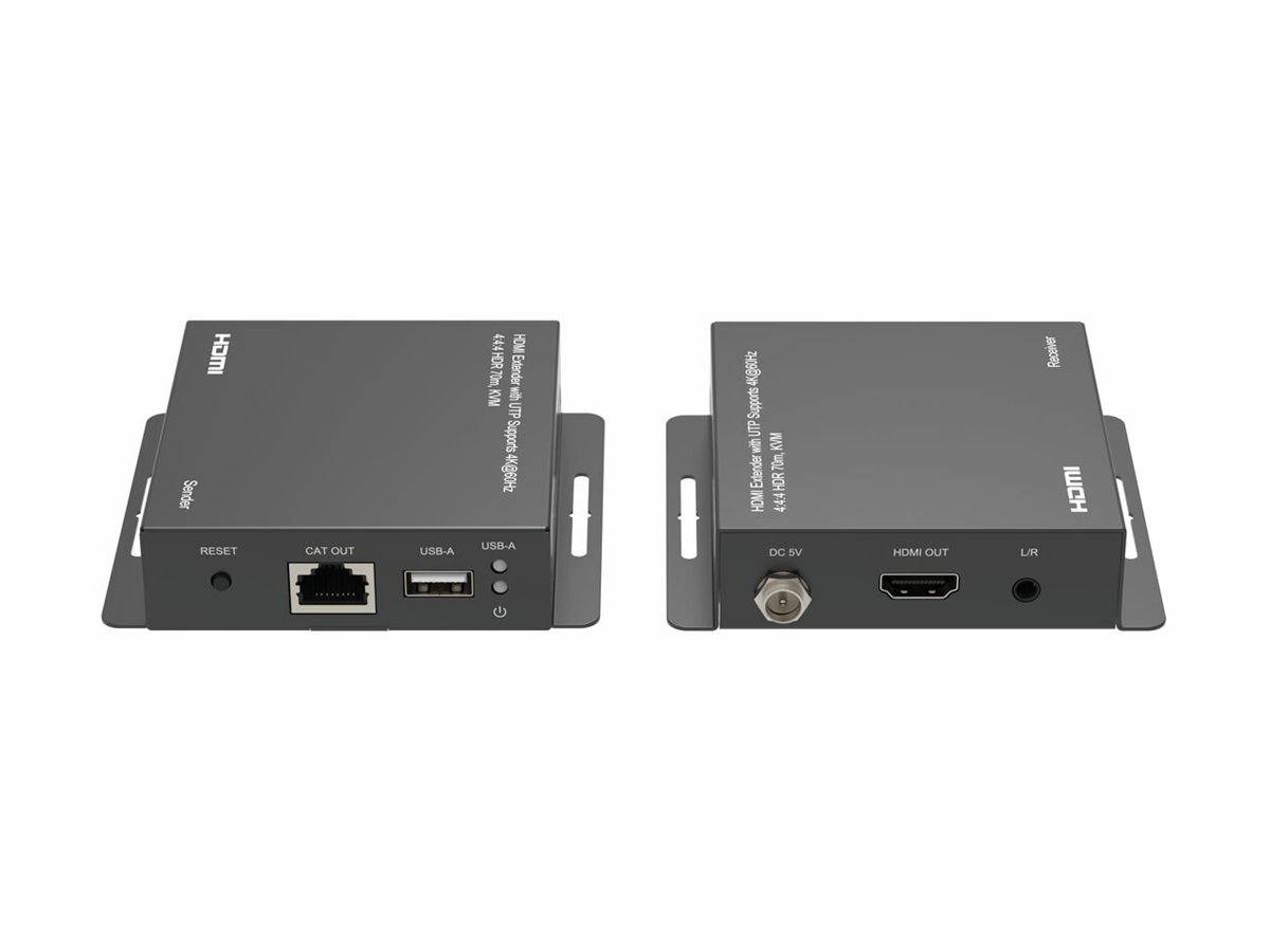 MicroConnect KVM-/Audio-Extender - HDMI - USBbis zu 70 m