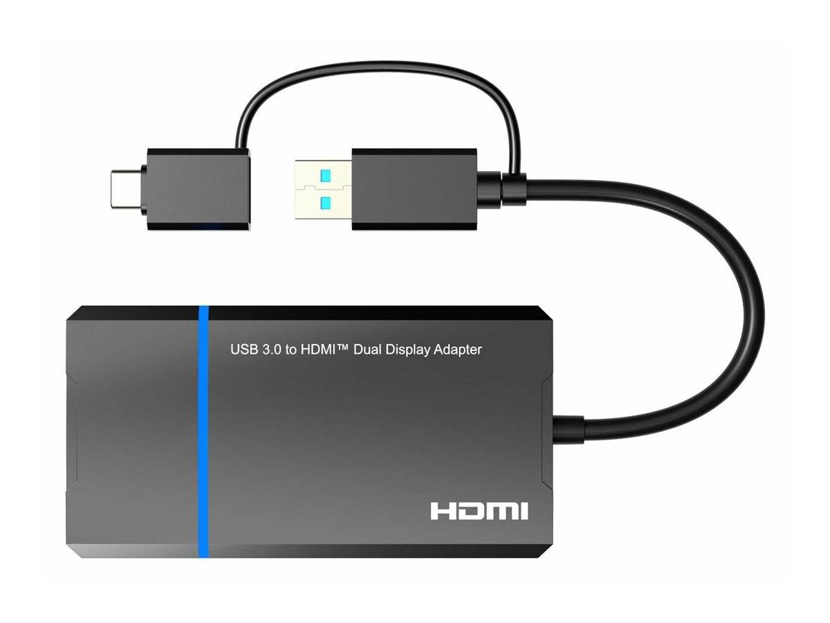 MicroConnect Adapterkabel - USB, 24 pin USB-Cmännlich zu HDMI männlich - 12 cm -