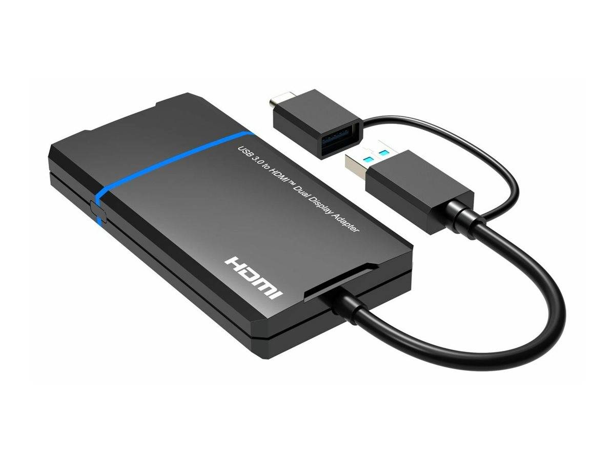 MicroConnect Adapterkabel - USB, 24 pin USB-Cmännlich zu HDMI männlich - 12 cm -